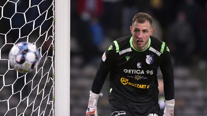 Alexandru Greab a explicat cu sinceritate golul de cascadorii râsului primit în minutul 2 din FC Argeș - Rapid: „M-a prins centrarea pe drum”