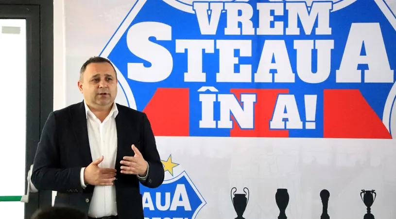 Președintele Stelei, Ștefan Bichir, declarații noi despre schimbarea formei de organizare a echipei de fotbal, pentru a putea promova în prima ligă