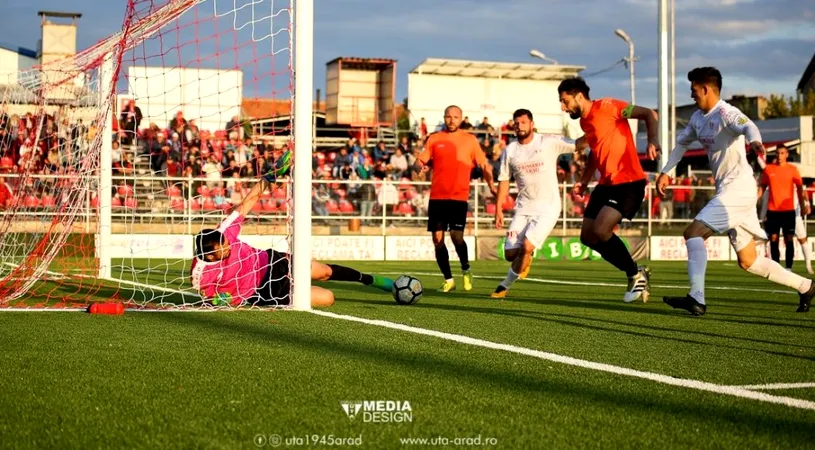 UTA, dezamăgitoare în etapa a 9-a.** Ionuț Popa: 