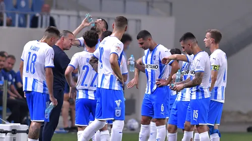 Universitatea Craiova - KF Laci 0-0, în turul II preliminar din Conference League | Laurențiu Reghecampf, eliminare la debutul pe banca tehnică a oltenilor