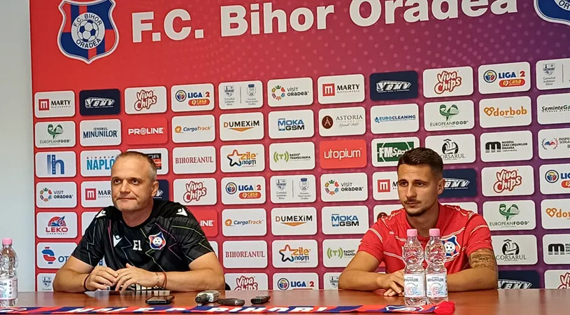 Erik Lincar vede un meci echilibrat între FC Bihor și CSC Șelimbăr și așteaptă un sezon mai bun din partea echipei sale: ”Sunt optimist”