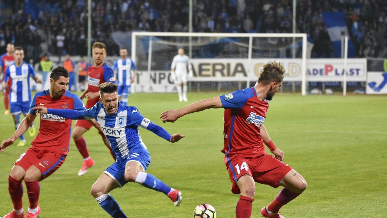 "Bizonul" împinge FCSB spre titlu. Vicecampioana bate CS U Craiova la Severin, 1-0, și detronează "Regele". Cronica meciului în care diferența a fost făcută de atacanți