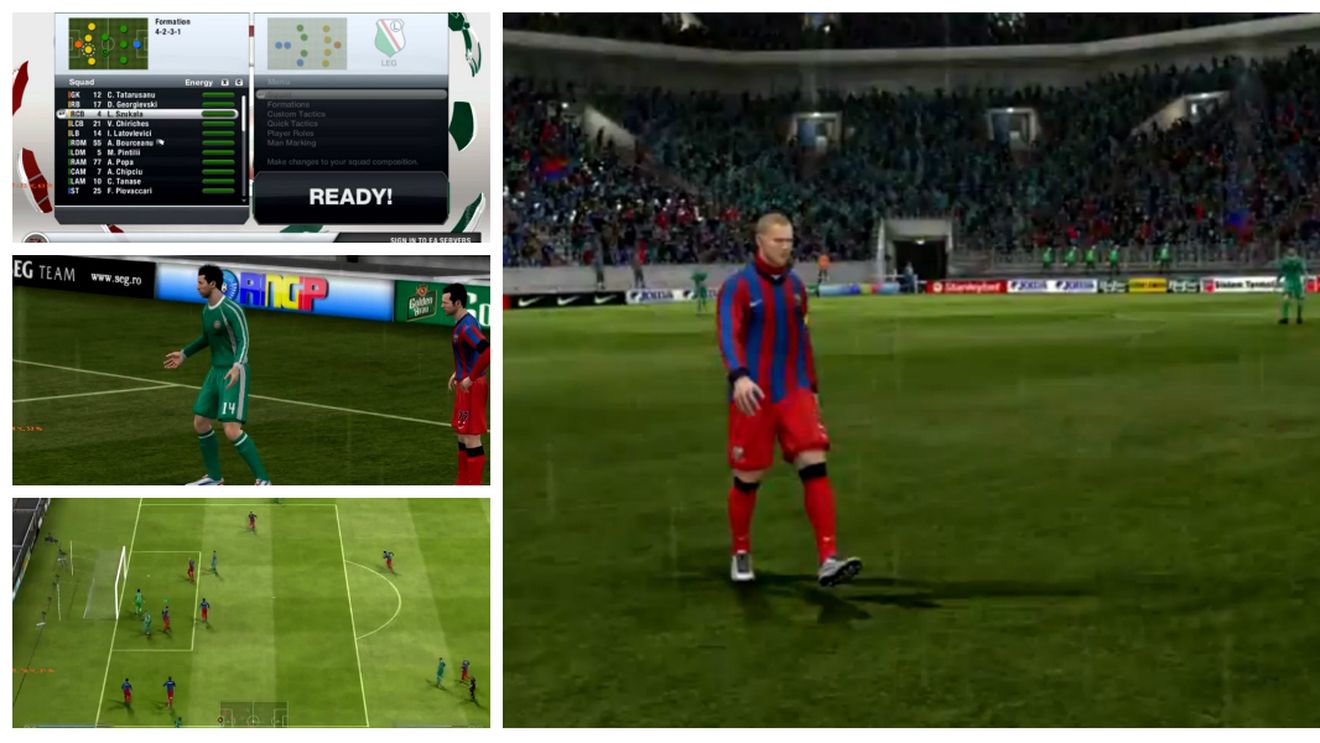 "Dublă" de vis contra Legiei. Fanii au simulat partida cu polonezii, Steaua a obținut calificarea din tur. Cine a fost MVP-ul meciului? VIDEO