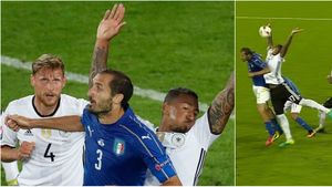 Penalty stupid comis de Boateng! FOTO | Cum s-a putut apăra neamțul în fața lui Chiellini. Cele mai tari glume apărute pe seama fundașului