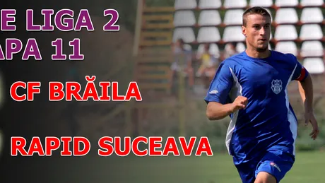 Cât noroc!** Ciocâlteu aduce victoria în minutul 94: CF Brăila - Rapid CFR 1-0!