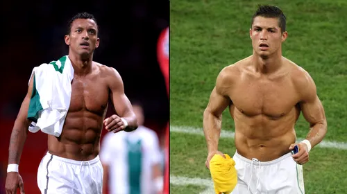 FOTO** CR7 sau Nani, care este mai musculos?