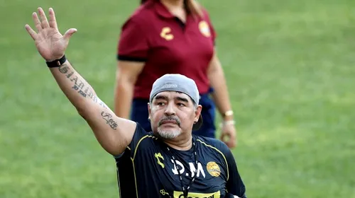 Maradona se autopropune la Manchester United: „Dacă au nevoie de un antrenor, eu sunt acela!”