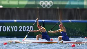 Cătălin Chirilă și Victor Mihalachi, pe locul 5 în finala de canoe dublu 1000 de metri! | VIDEO