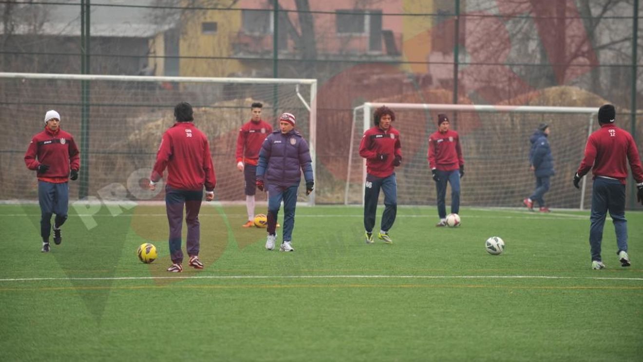 FOTO Jucătorii CFR-ului, la primul antrenament sub comanda lui Miriuță! Iată lotul prezent