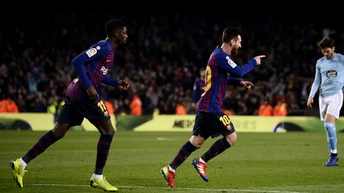 Probleme mari pentru Barcelona înaintea derby-ului cu Real Madrid. Messi și Dembele, incerți pentru El Clasico!