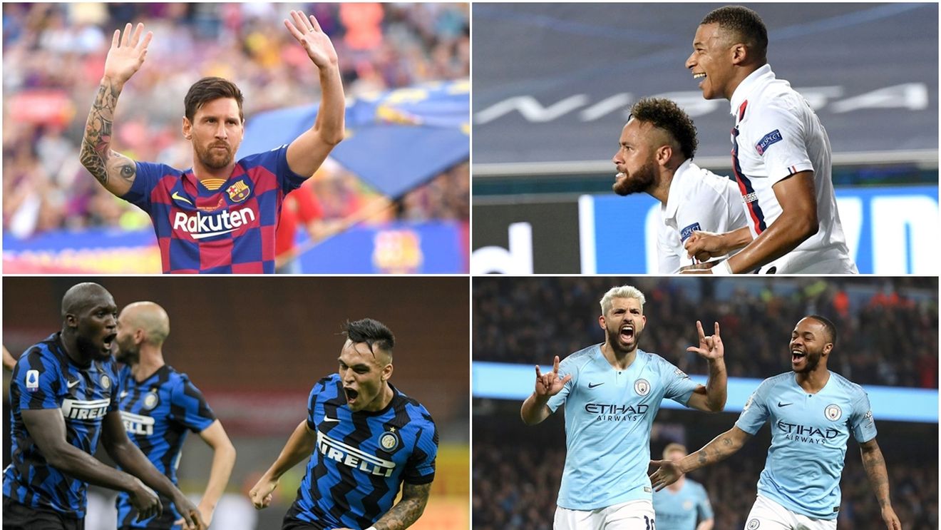 Trei formule de start indestructibile, cu Leo Messi în atac! Cum ar arăta PSG, Manchester City și Inter cu starul argentinian în primul 11