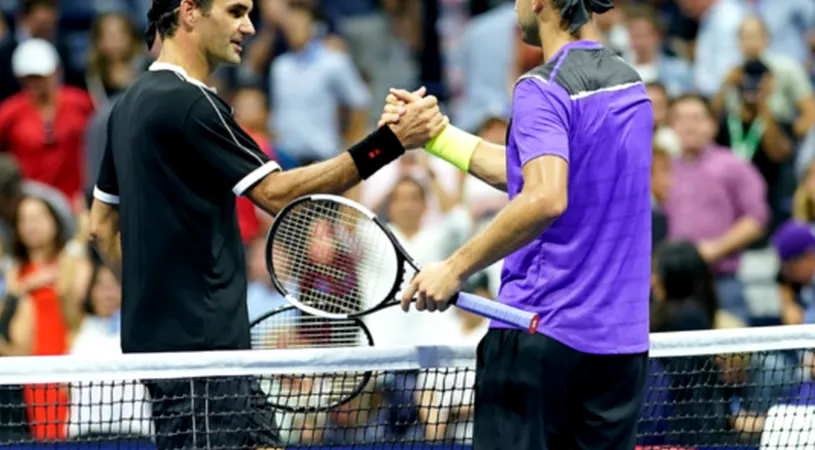 Federer și-a arătat clasa după eliminarea de la US Open. 