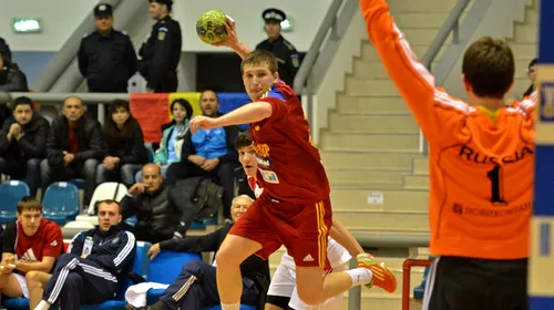 România – Croația, scor 23-23, în al doilea meci din calificările la CM de handbal masculin tineret
