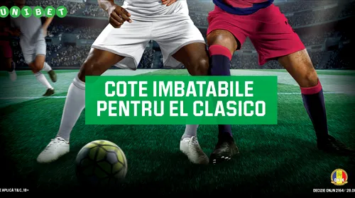 (P) Cote „gresite” pentru El Clasico si alte meciuri europene la o mare agentie de pariuri online