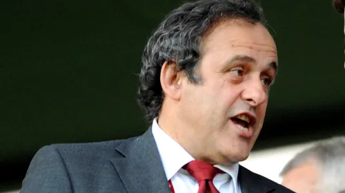 Platini nu vrea Steaua în Liga Campionilor