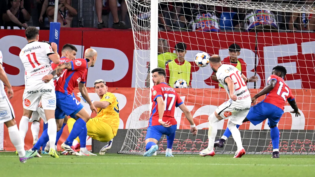 🚨 FCSB – FC Hermannstadt 1-1, în etapa 1 din Superliga. Campioana obține un punct chinuit cu echipa sibiană
