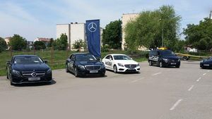 Vedetele Mercedes fac paradă în Satu Mare