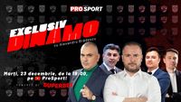 EXCLUSIV DINAMO, marți, de la ora 18.00. Vești mari despre noul stadion! Ionuț Lupescu, Ionuț Popa și Rareș Hopincă vin în studio