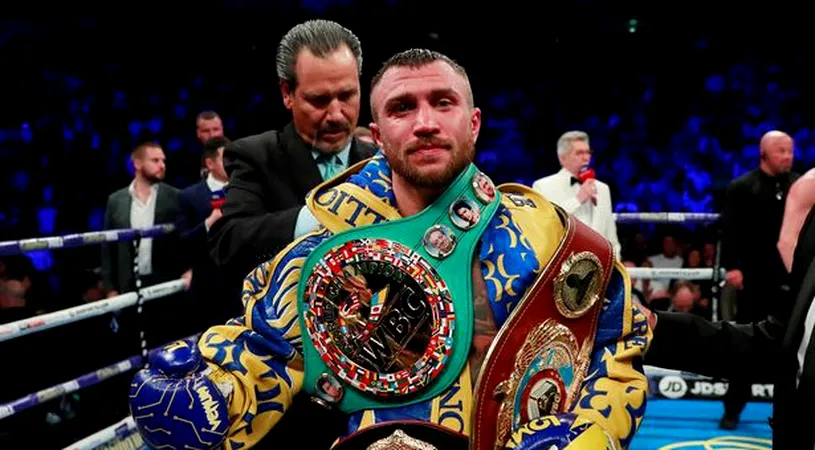 Boxerul Vasyl Lomachenko a câștigat titlul WBC la categoria ușoară