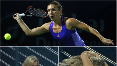 FOTO & VIDEO! FABULOS Fana din România devenită vedetă peste noapte! "Chemați o ambulanță pentru ea". Ce a făcut la meciul lui Halep