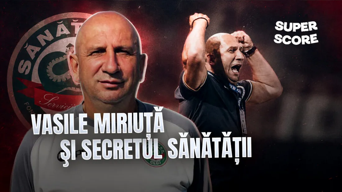 A jucat pentru Ungaria și antrenează ca un neamț. Vasile Miriuță și secretul Sănătății de la Cluj (P)