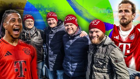 Patru frați care sunt într-un fan club al lui Bayern au venit special în România să vădă un meci la care au asistat 300 de spectatori: „În fiecare an fac asta!”