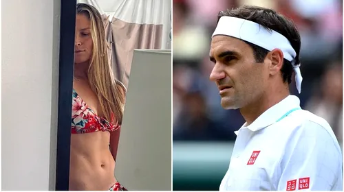 O rivală a Simonei Halep, reacție neașteptată: „Pot rămâne blocată în lift cu Roger Federer?” GALERIE FOTO