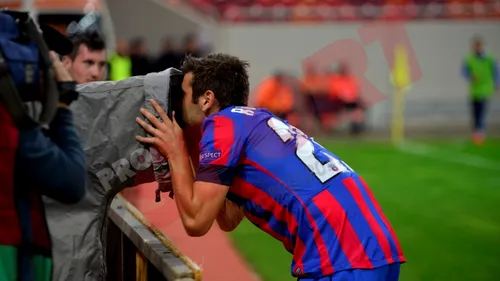 FOTO | Rusescu a revenit cu o dublă pentru Steaua în Europa. Al nouălea gol în cupele europene pentru atacant