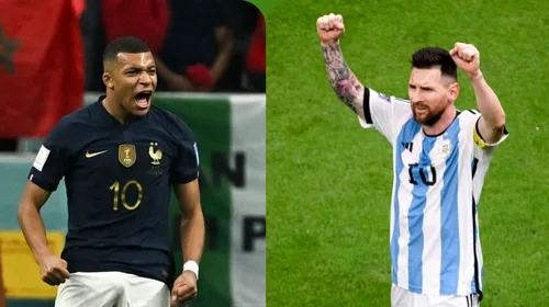 Kylian Mbappe și Leo Messi, față în față cu istoria! Cum s-au descurcat cele două superstaruri la acest turneu final și ce cifre au înaintea ultimului act de la Campionatul Mondial din Qatar