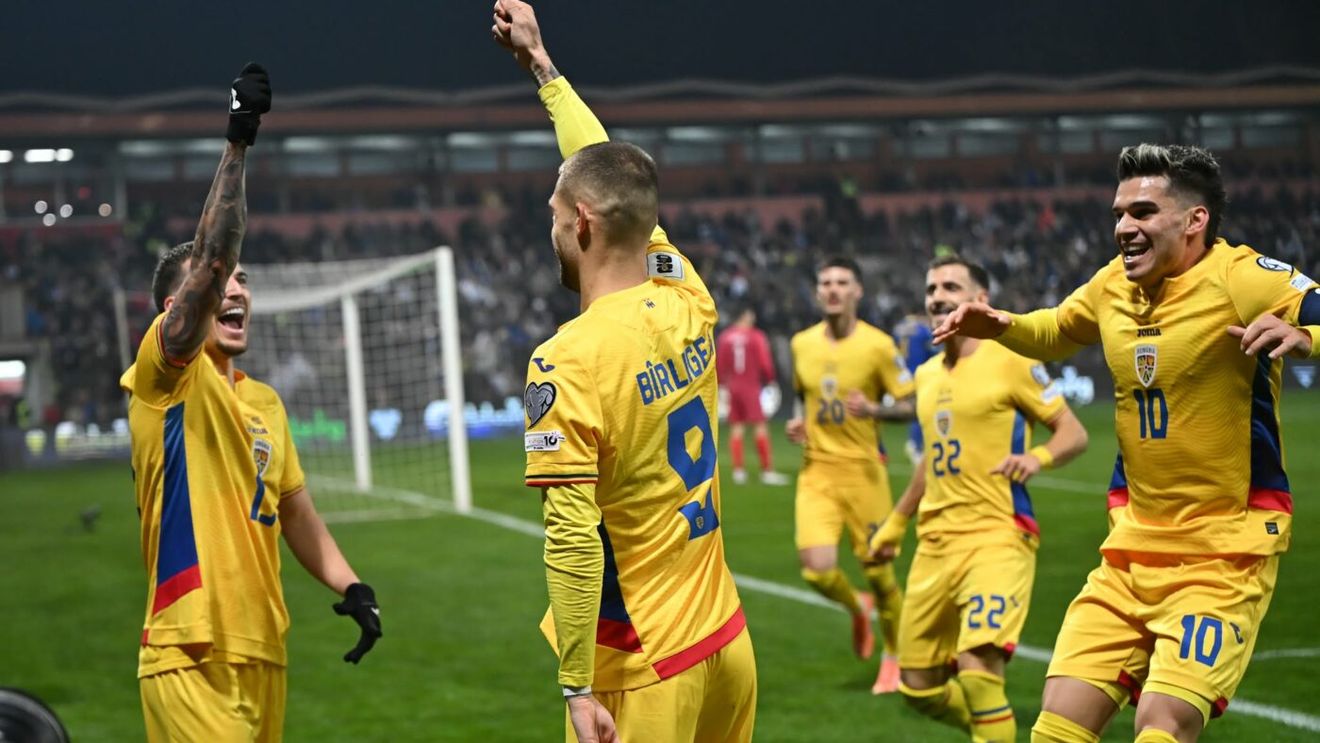 Ce gest a făcut Bîrligea după ce a marcat din pasa lui Mihăilă în Bosnia - România. Mesaj pentru Gigi Becali