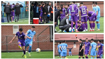 Starea de sănătate a lui Yanis Pîrvu, după intrarea teribilă a lui Doru Popadiuc! Bogdan Andone: ”Ne-am speriat foarte rău!” Mesajul echipei CFC Argeș