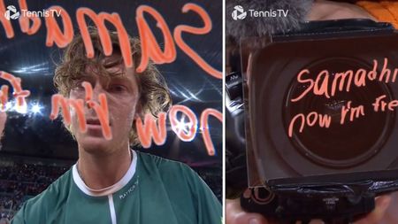„Samadhi”. Ce înseamnă, de fapt, mesajul enigmatic pe care Andrey Rublev l-a scris pe camera TV, după ce a câștigat titlul ATP de la Madrid
