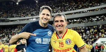 Gestul brazilianului Edmilson, după meciul Generația de Aur – Restul Lumii 3-2! A ținut să se laude că a făcut poză cu românul