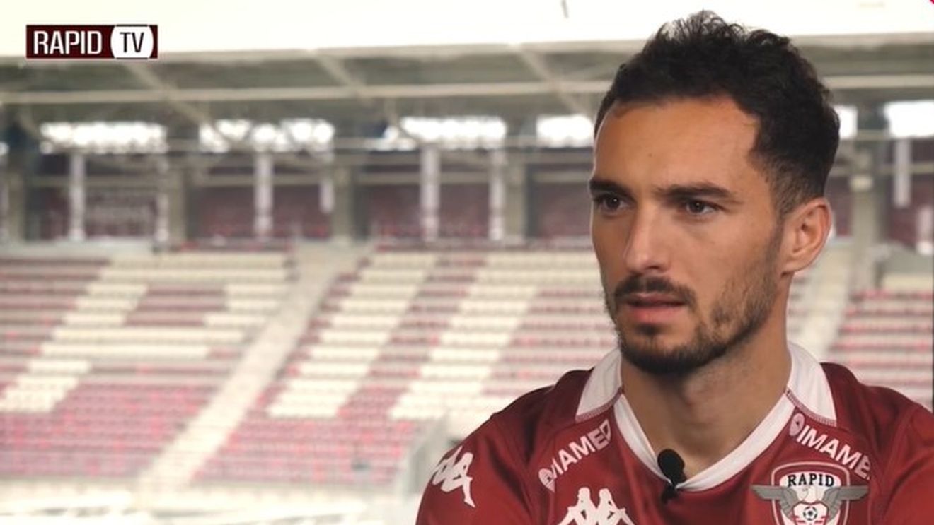 De ce a semnat cu Rapid fotbalistul kosovar Florent Hasani. Dezvăluirile din primul interviu acordat după transfer