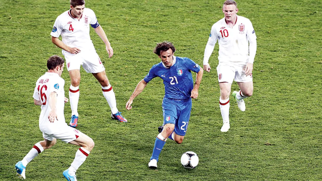 Scărița lui Lucescu!** Pirlo, strategul din spatele calificării Italiei în semifinale EURO 2012, e lăudat de omul care l-a lansat în fotbal