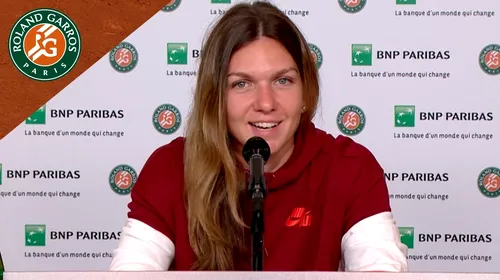 Simona Halep, pusă pe glume după victoria senzațională de la Roland Garros. Propunerea care a amuzat-o copios | VIDEO