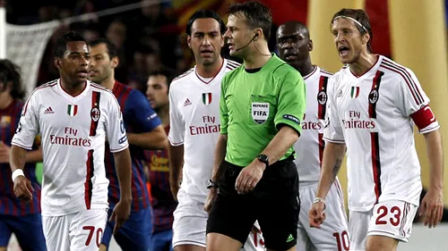 Îi va enerva și mai rau pe italieni!** Prima declarație a arbitrului de la BarÃ§a - AC Milan, după ce a fost acuzat că a tras cu echipa catalană