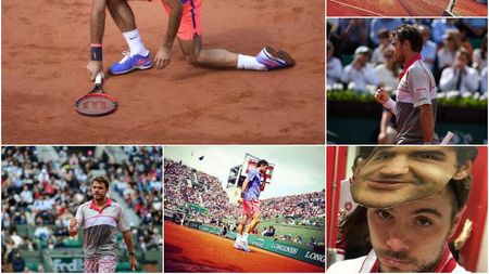 Federer, răpus de Wawrinka în minimum de seturi la Roland Garros: de la "ia-ți punctul" la primul meci într-un turneu de Mare Șlem în care nu a reușit break, după 13 ani