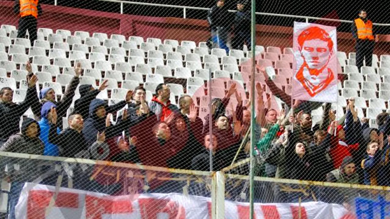 Incidente între suporteri la derbyul Rapid - Dinamo