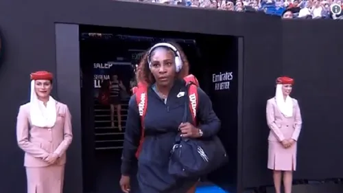Simona Halep - Serena Williams | Gafă amuzantă a Serenei, Simona a început să râdă în hohote. VIDEO | Ce s-a întâmplat când crainicul a anunțat 