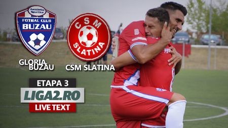 Gloria Buzău evită în prelungiri înfrângerea în fața nou-promovatei CSM Slatina. Oltenii au fost aproape de o nouă surpriză