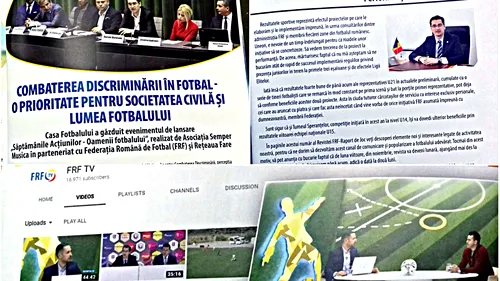 Un pas mic pentru om, unul uriaș pentru FRF: după dezvăluirile din ProSport, numărul pozelor cu Burleanu din noua revistă federală a scăzut de la 9 la 3. Federația a inaugurat și o rubrică specială, dedicată răfuielii cu ProSport și Gazeta sporturilor