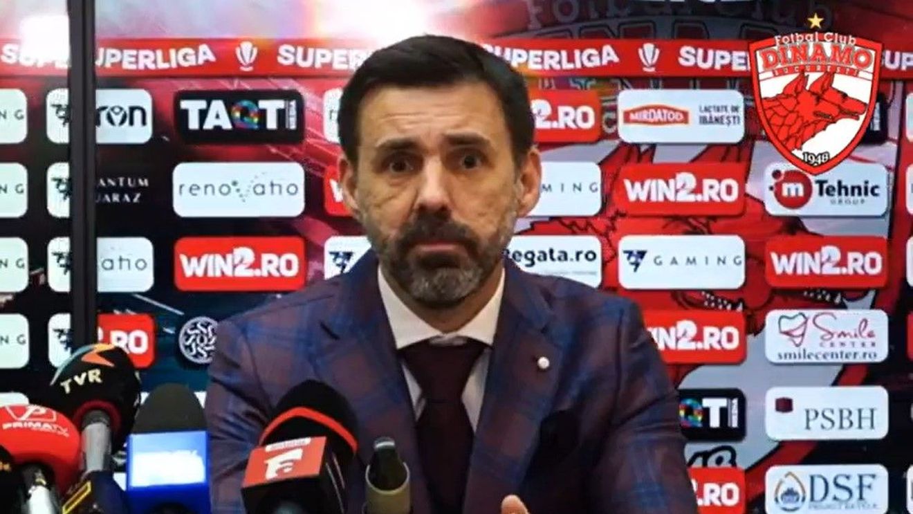 Zeljko Kopic a dezvăluit ce planuri are la Dinamo. „Nu sunt magician, dar voi da totul pentru salvarea de la retrogradare"