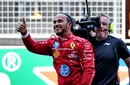 Lewis Hamilton a reușit prima victorie din istorie pentru Ferrari într-o cursă de sprint. Septuplul campion mondial F1 a doborât recorduri pe bandă rulantă