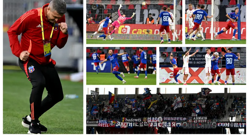 Steaua întoarce Sepsi OSK pe final și urcă din nou pe loc de play-off în Liga 2. Cum i-a motivat Daniel Oprița pe jucători la pauză