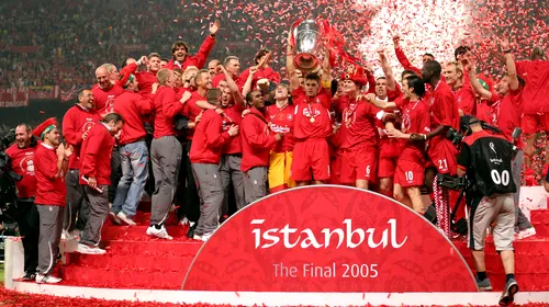 2005 – Finala Ligii Campionilor AC Milan – Liverpool 3 – 3