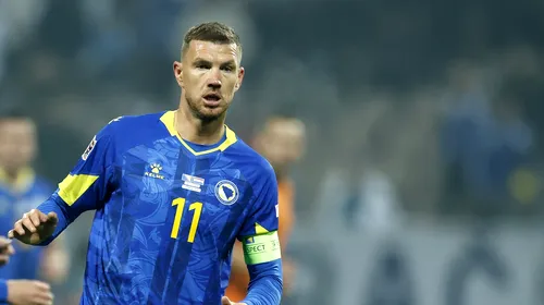 „Idolul patriei”. Edin Dzeko este erou național în Bosnia și reacția sa, după victoria cu Cipru, face înconjurul țării