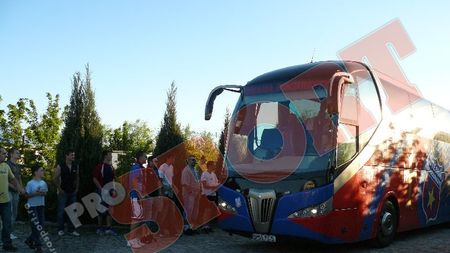 FOTO Steaua a ajuns la Alba Iulia! **"Sunt mulți dinamoviști aici, dar nu mi-e teamă de atmosfera ostilă"