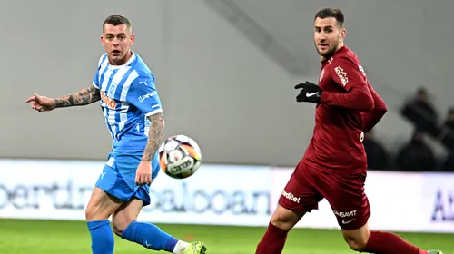 Universitatea Craiova – CFR Cluj 0-2, în etapa 18 din Superliga. Echipa lui Dan Petrescu urcă pe locul 1, pentru prima dată în acest sezon