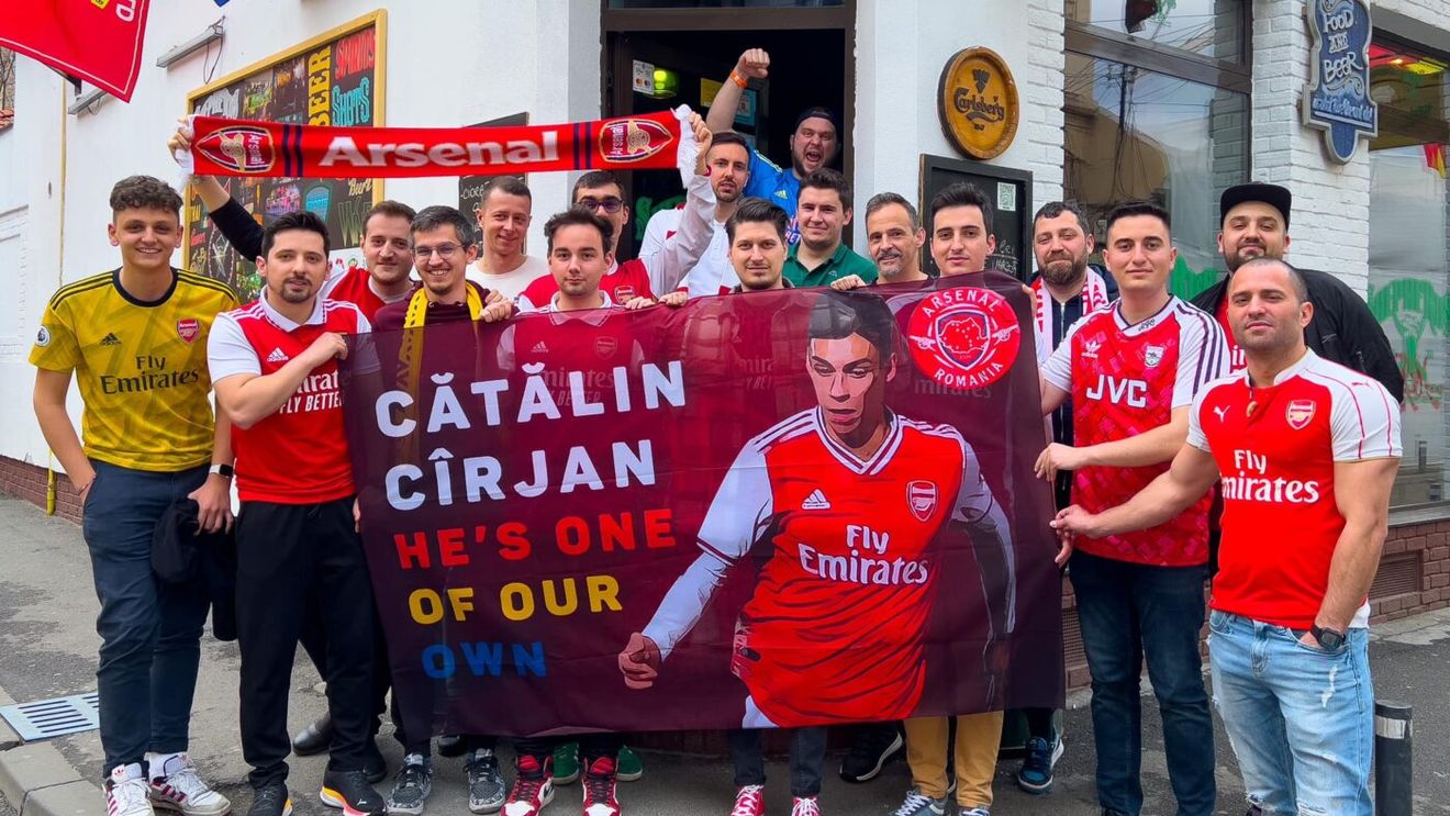 Gest impresionant făcut de fanii lui Arsenal pentru Cătălin Cîrjan și mesaj dur pentru FRF, după ce fotbalistul n-a mai ajuns la România U21: „Un sistem corupt condus mizerabil!”